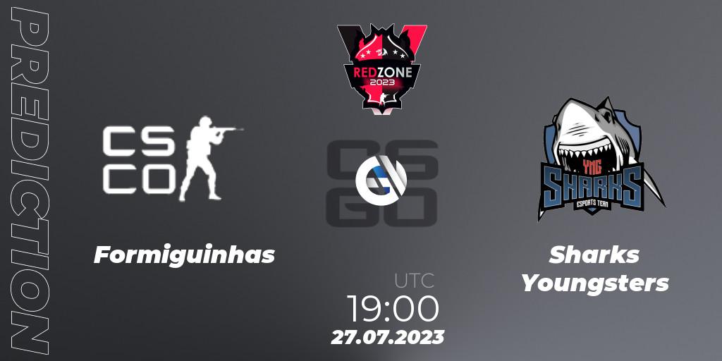 Formiguinhas - Sharks Youngsters: Maç tahminleri. 27.07.2023 at 21:00, Counter-Strike (CS2), RedZone PRO League Season 5
