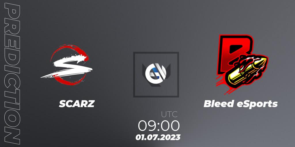 SCARZ - Bleed eSports: Maç tahminleri. 01.07.23, VALORANT, VALORANT Challengers Ascension 2023: Pacific - Group Stage
