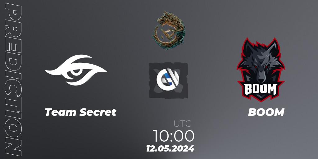 Team Secret - BOOM: Maç tahminleri. 12.05.24, Dota 2, PGL Wallachia Season 1 - Group Stage