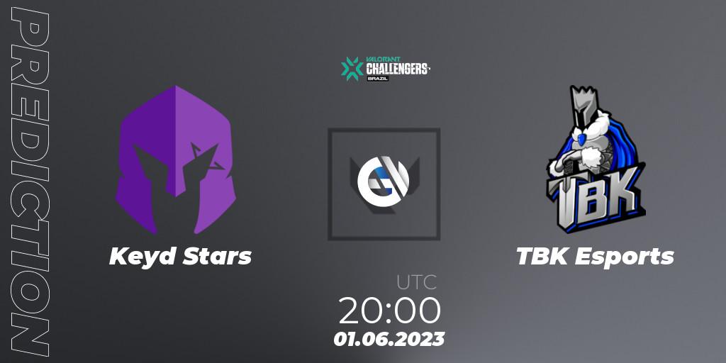 Keyd Stars - TBK Esports: Maç tahminleri. 01.06.23, VALORANT, VALORANT Challengers 2023: Brazil Split 2