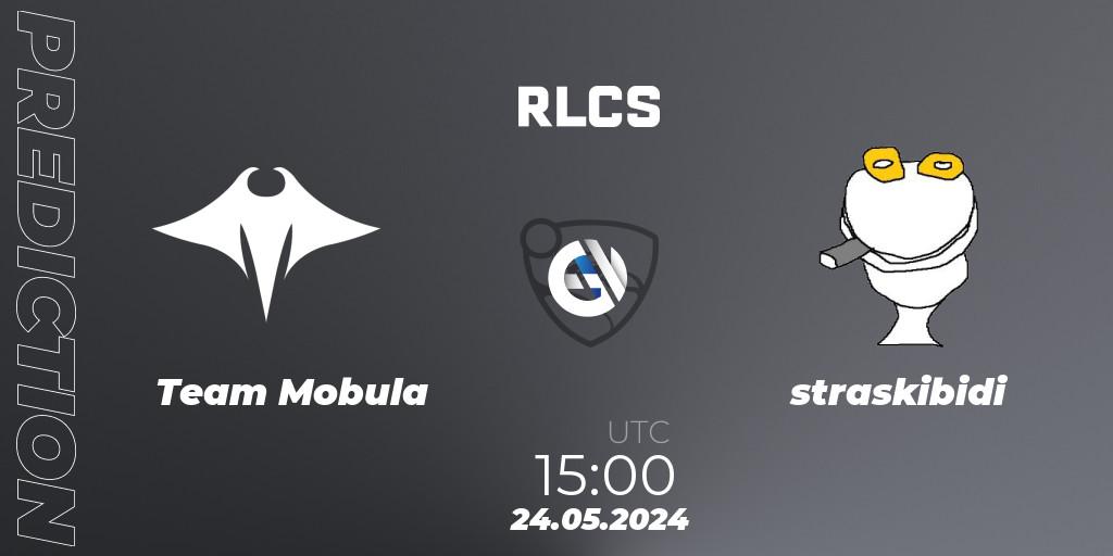 Team Mobula - straskibidi: Maç tahminleri. 24.05.2024 at 15:00, Rocket League, RLCS 2024 - Major 2: SSA Open Qualifier 6