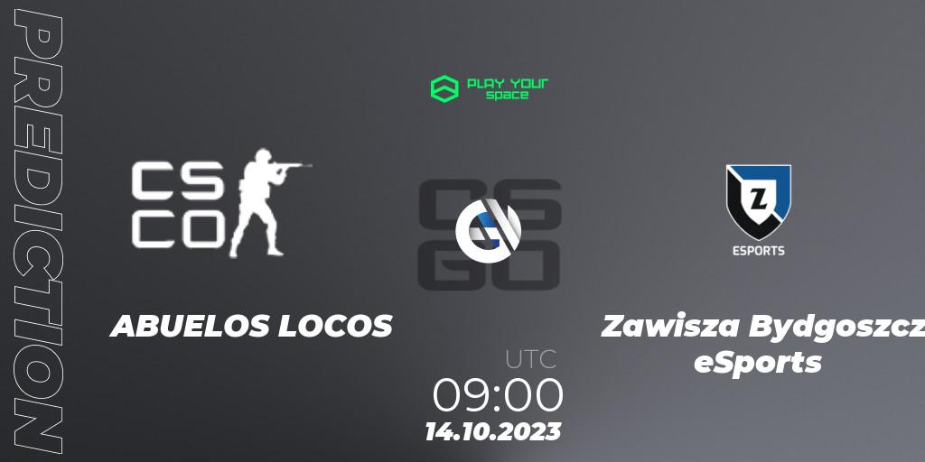 ABUELOS LOCOS - Zawisza Bydgoszcz eSports: Maç tahminleri. 14.10.2023 at 09:00, Counter-Strike (CS2), PYspace Cash Cup Finals