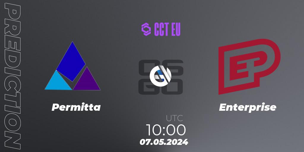 Permitta - Enterprise: Maç tahminleri. 07.05.2024 at 10:00, Counter-Strike (CS2), CCT Season 2 Europe Series 2 