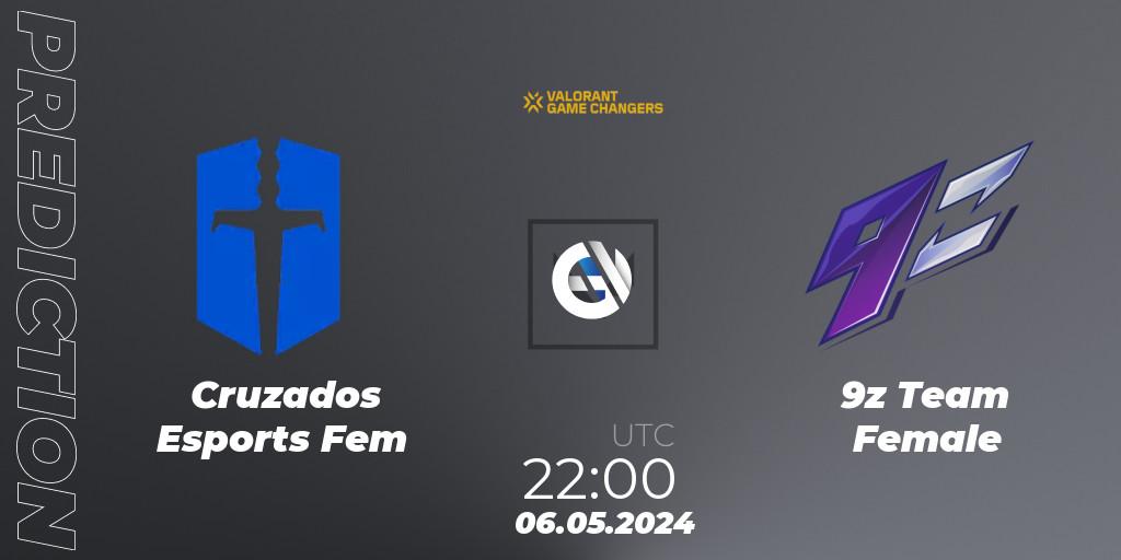  Cruzados Esports Fem - 9z Team Female: Maç tahminleri. 06.05.2024 at 22:00, VALORANT, VCT 2024: Game Changers LAS - Opening