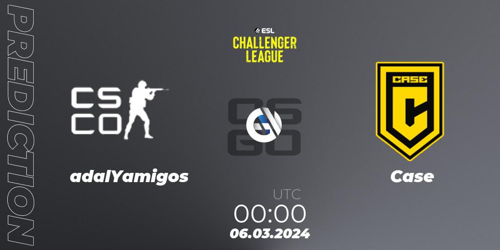 adalYamigos - Case: Maç tahminleri. 06.03.2024 at 00:20, Counter-Strike (CS2), ESL Challenger League Season 47: South America