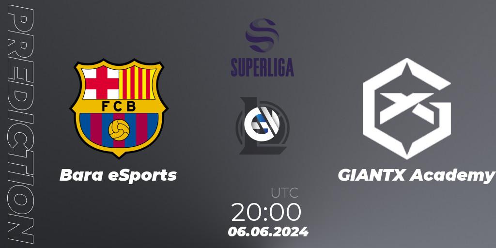 Barça eSports - GIANTX Academy: Maç tahminleri. 06.06.2024 at 20:00, LoL, LVP Superliga Summer 2024