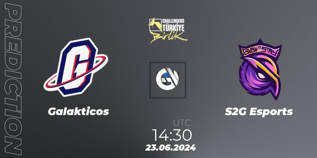 Galakticos - S2G Esports: Maç tahminleri. 23.06.2024 at 14:30, VALORANT, VALORANT Challengers 2024 Turkey: Birlik Split 2
