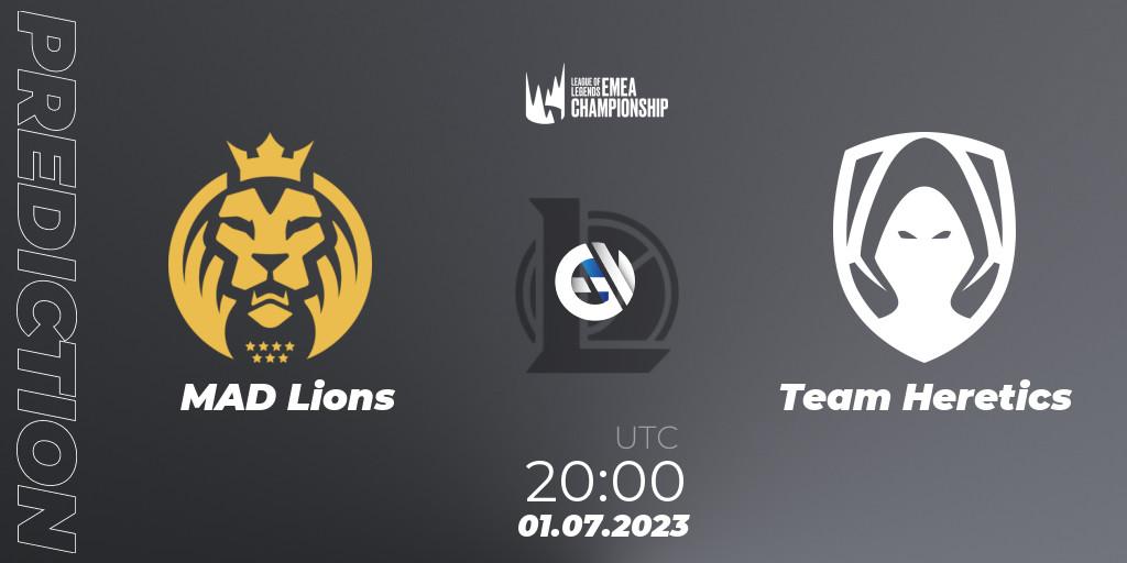 MAD Lions - Team Heretics: Maç tahminleri. 01.07.23, LoL, LEC Summer 2023 - Regular Season