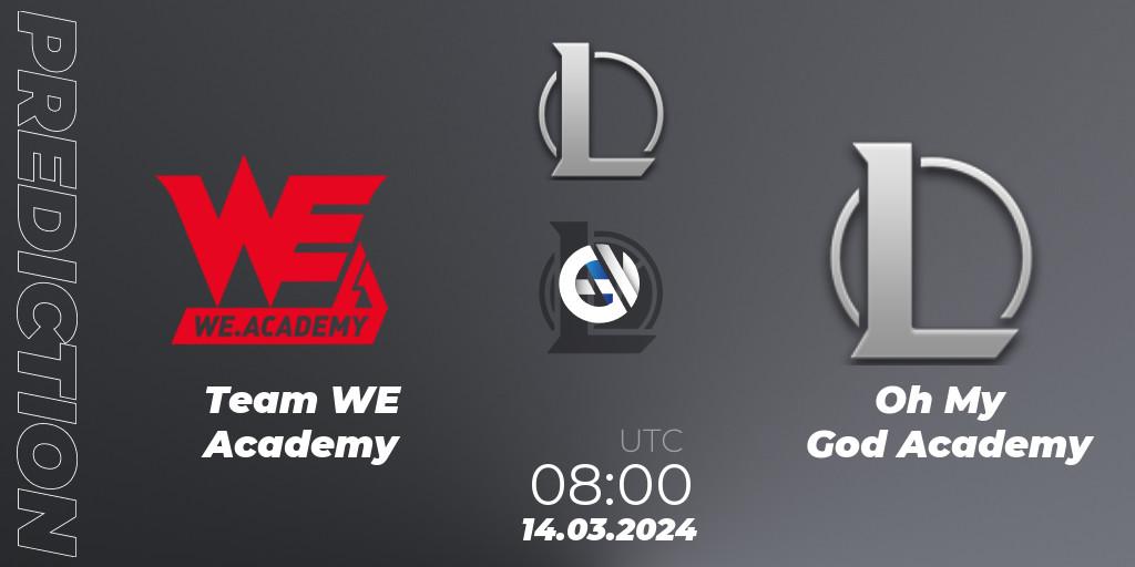 Team WE Academy - Oh My God Academy: Maç tahminleri. 14.03.24, LoL, LDL 2024 - Stage 1
