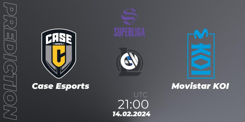 Case Esports - Movistar KOI: Maç tahminleri. 14.02.2024 at 21:00, LoL, Superliga Spring 2024 - Group Stage