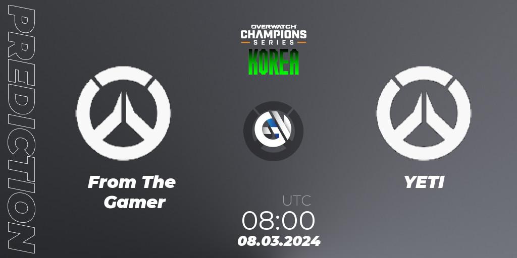 From The Gamer - YETI: Maç tahminleri. 08.03.2024 at 08:00, Overwatch, Overwatch Champions Series 2024 - Stage 1 Korea