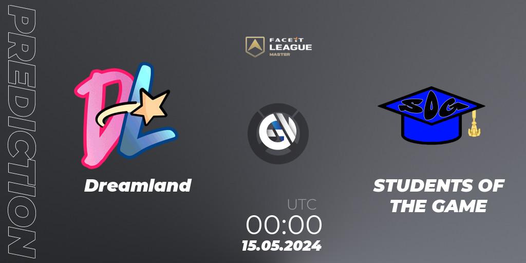 Dreamland - STUDENTS OF THE GAME: Maç tahminleri. 15.05.2024 at 00:00, Overwatch, FACEIT League Season 1 - NA Master Road to EWC