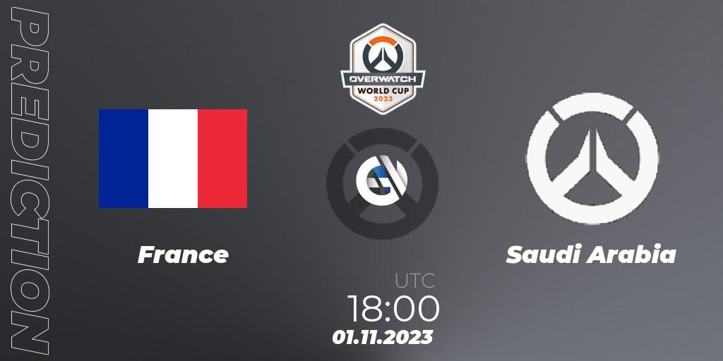 France - Saudi Arabia: Maç tahminleri. 01.11.23, Overwatch, Overwatch World Cup 2023