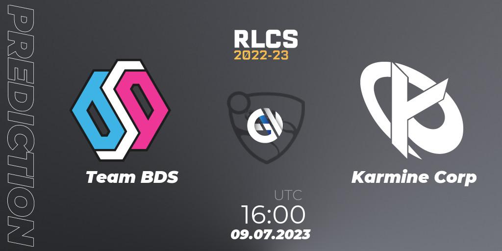 Team BDS - Karmine Corp: Maç tahminleri. 09.07.2023 at 16:00, Rocket League, RLCS 2022-23 Spring Major