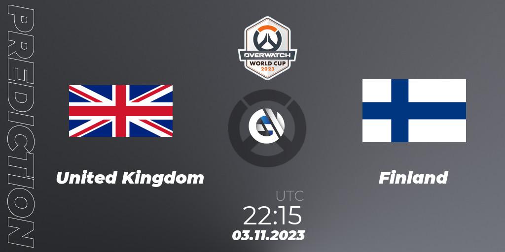 United Kingdom - Finland: Maç tahminleri. 03.11.23, Overwatch, Overwatch World Cup 2023