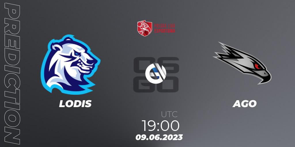 LODIS - AGO: Maç tahminleri. 09.06.23, CS2 (CS:GO), Polish Esports League 2023 Split 2