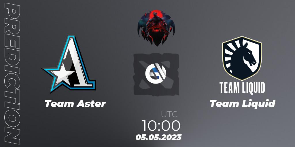 Team Aster - Team Liquid: Maç tahminleri. 05.05.2023 at 10:00, Dota 2, The Berlin Major 2023 ESL