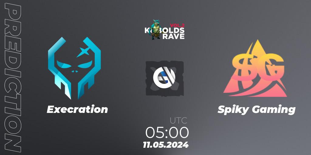 Execration - Spiky Gaming: Maç tahminleri. 11.05.2024 at 05:00, Dota 2, Cringe Station Kobolds Rave 2