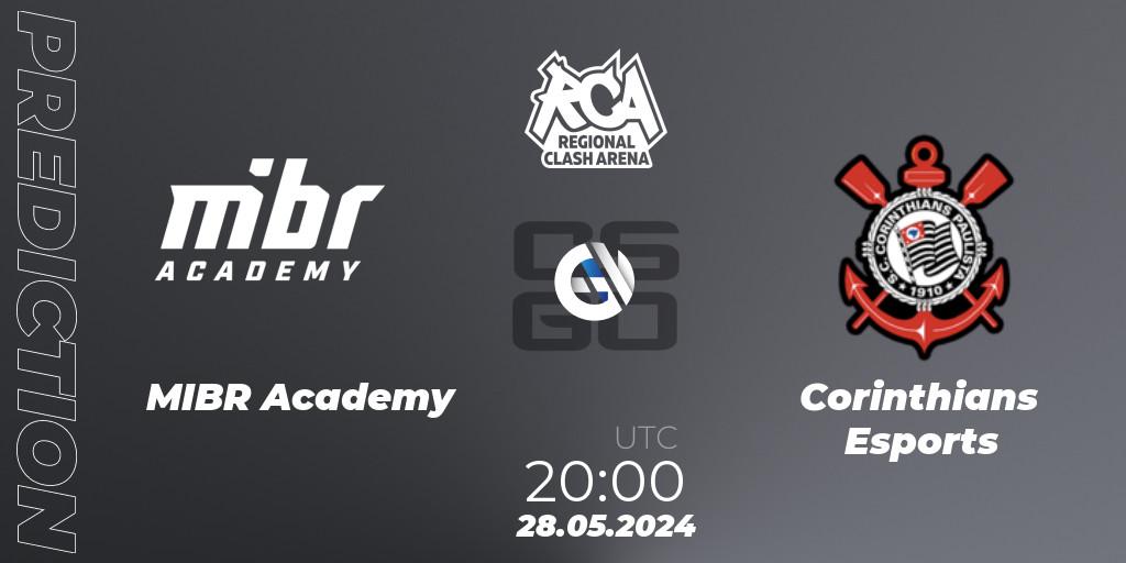 MIBR Academy - Corinthians Esports: Maç tahminleri. 29.05.2024 at 00:00, Counter-Strike (CS2), Regional Clash Arena South America: Closed Qualifier