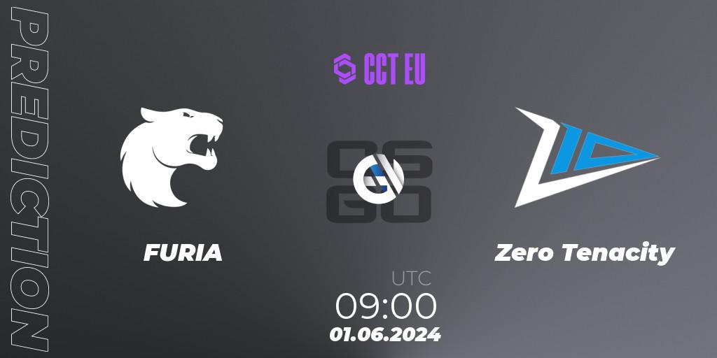 FURIA - Zero Tenacity: Maç tahminleri. 01.06.2024 at 09:00, Counter-Strike (CS2), CCT Season 2 Europe Series 4