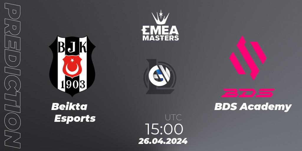 Beşiktaş Esports - BDS Academy: Maç tahminleri. 26.04.24, LoL, EMEA Masters Spring 2024 - Playoffs