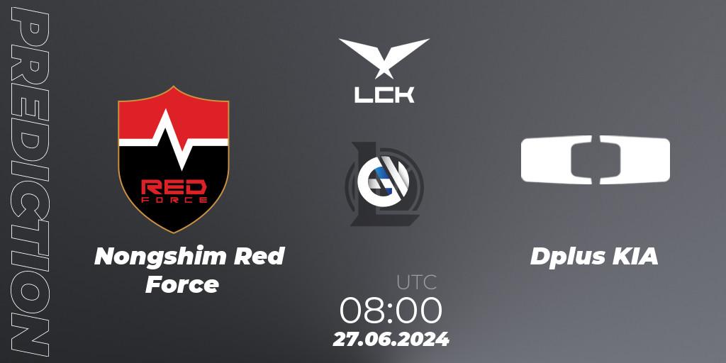 Nongshim Red Force - Dplus KIA: Maç tahminleri. 11.08.2024 at 06:00, LoL, LCK Summer 2024 Group Stage