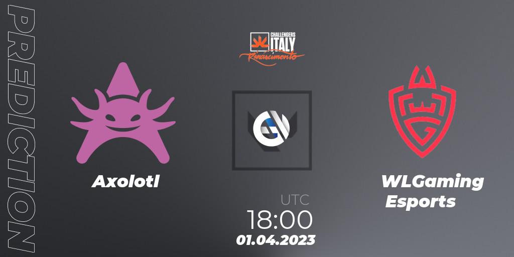 Axolotl - WLGaming Esports: Maç tahminleri. 01.04.23, VALORANT, VALORANT Challengers 2023 Italy: Rinascimento Split 2