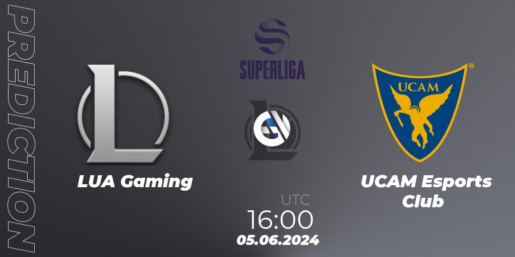 LUA Gaming - UCAM Esports Club: Maç tahminleri. 05.06.2024 at 16:00, LoL, LVP Superliga Summer 2024