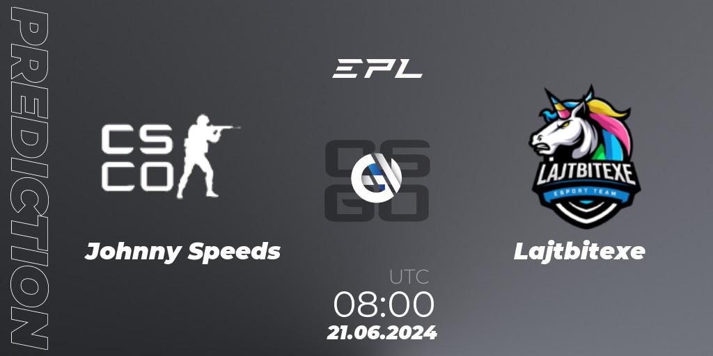 Johnny Speeds - Lajtbitexe: Maç tahminleri. 21.06.2024 at 08:00, Counter-Strike (CS2), European Pro League Season 18: Division 2