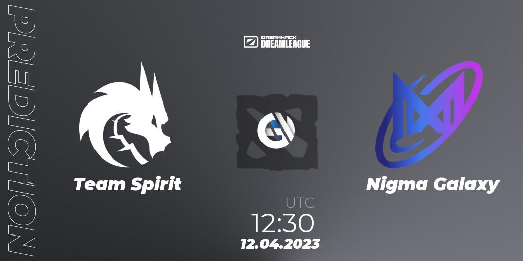 Team Spirit - Nigma Galaxy: Maç tahminleri. 12.04.2023 at 12:36, Dota 2, DreamLeague Season 19 - Group Stage 1