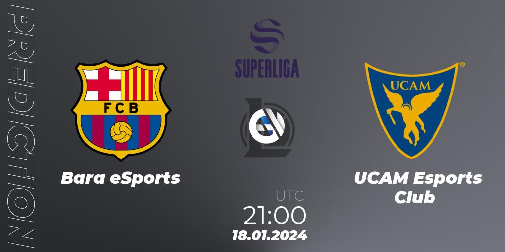 Barça eSports - UCAM Esports Club: Maç tahminleri. 18.01.2024 at 21:00, LoL, Superliga Spring 2024 - Group Stage