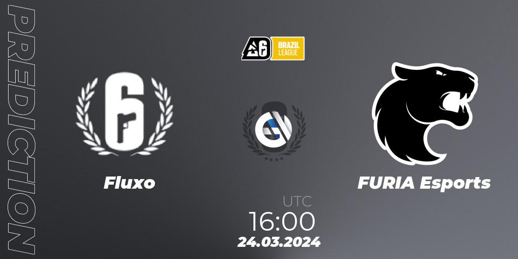 Fluxo - FURIA Esports: Maç tahminleri. 24.03.24, Rainbow Six, Brazil League 2024 - Stage 1