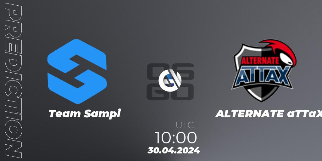 Team Sampi - ALTERNATE aTTaX: Maç tahminleri. 30.04.2024 at 10:00, Counter-Strike (CS2), HellCup #9