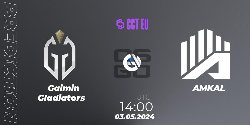 Gaimin Gladiators - AMKAL: Maç tahminleri. 03.05.2024 at 14:00, Counter-Strike (CS2), CCT Season 2 Europe Series 1
