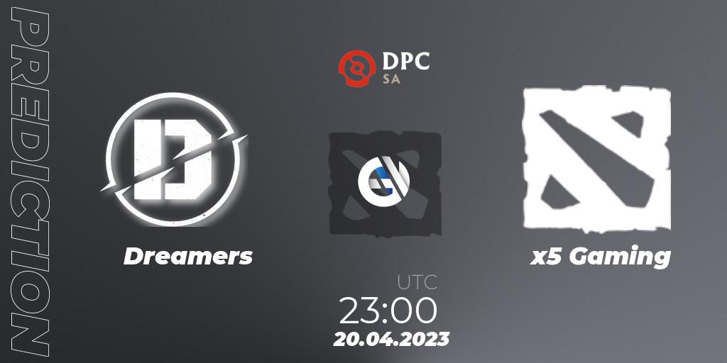 Dreamers - x5 Gaming: Maç tahminleri. 20.04.23, Dota 2, DPC 2023 Tour 2: SA Division II (Lower)