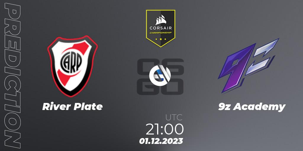 River Plate - 9z Academy: Maç tahminleri. 01.12.2023 at 21:00, Counter-Strike (CS2), Corsair Championship 2023