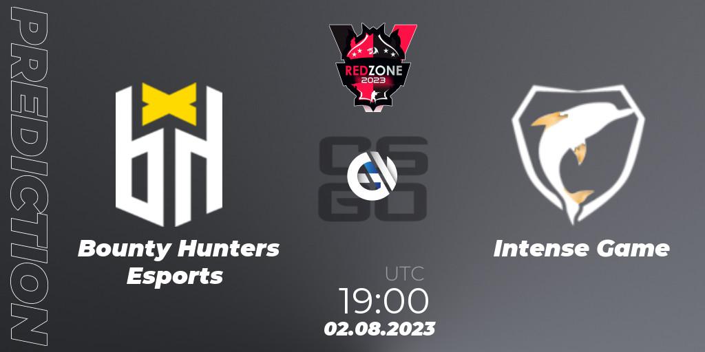 Bounty Hunters Esports - Intense Game: Maç tahminleri. 02.08.2023 at 19:00, Counter-Strike (CS2), RedZone PRO League Season 5