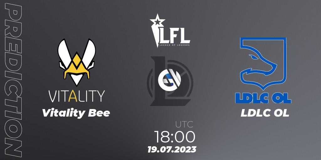Vitality Bee - LDLC OL: Maç tahminleri. 19.07.23, LoL, LFL Summer 2023 - Group Stage