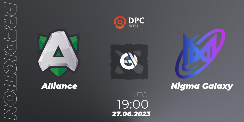 Alliance - Nigma Galaxy: Maç tahminleri. 27.06.2023 at 18:56, Dota 2, DPC 2023 Tour 3: WEU Division II (Lower)