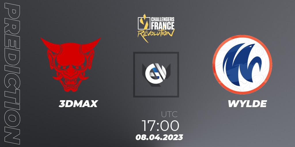 3DMAX - WYLDE: Maç tahminleri. 08.04.2023 at 17:00, VALORANT, VALORANT Challengers France: Revolution Split 2 - Regular Season