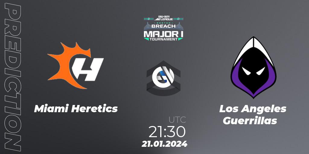 Miami Heretics - Los Angeles Guerrillas: Maç tahminleri. 20.01.2024 at 21:30, Call of Duty, Call of Duty League 2024: Stage 1 Major Qualifiers