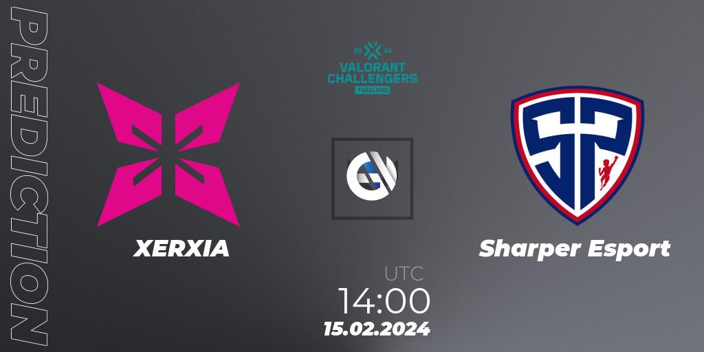 XERXIA - Sharper Esport: Maç tahminleri. 15.02.24, VALORANT, VALORANT Challengers Thailand 2024: Split 1