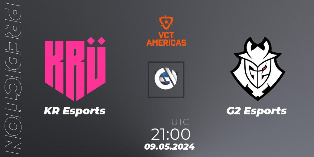 KRÜ Esports - G2 Esports: Maç tahminleri. 09.05.2024 at 21:10, VALORANT, VCT 2024: Americas League - Stage 1