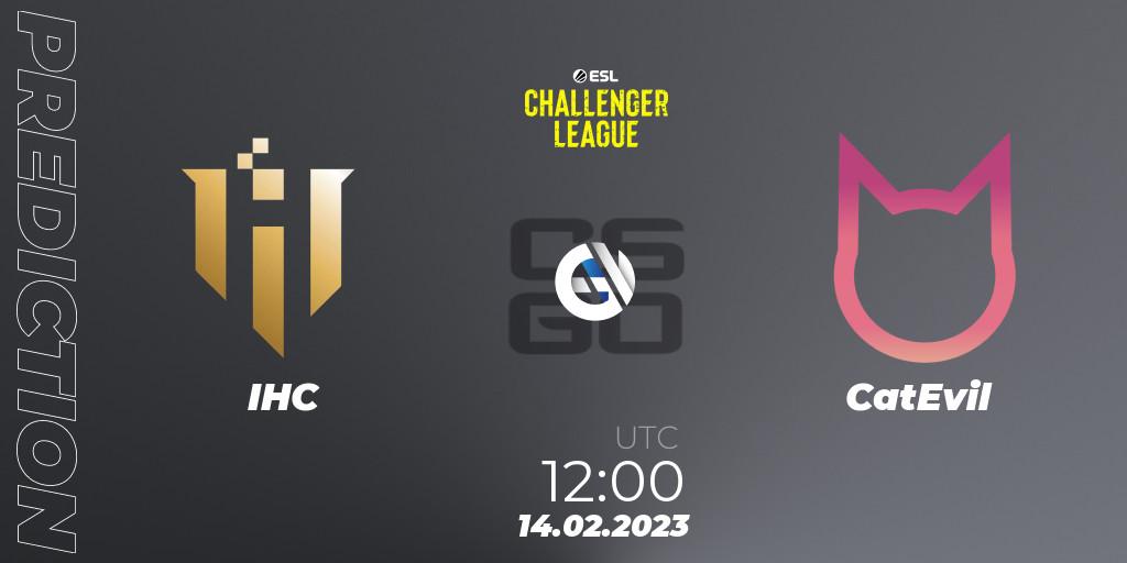 IHC - CatEvil: Maç tahminleri. 14.02.2023 at 12:00, Counter-Strike (CS2), ESL Challenger League Season 44: Asia-Pacific