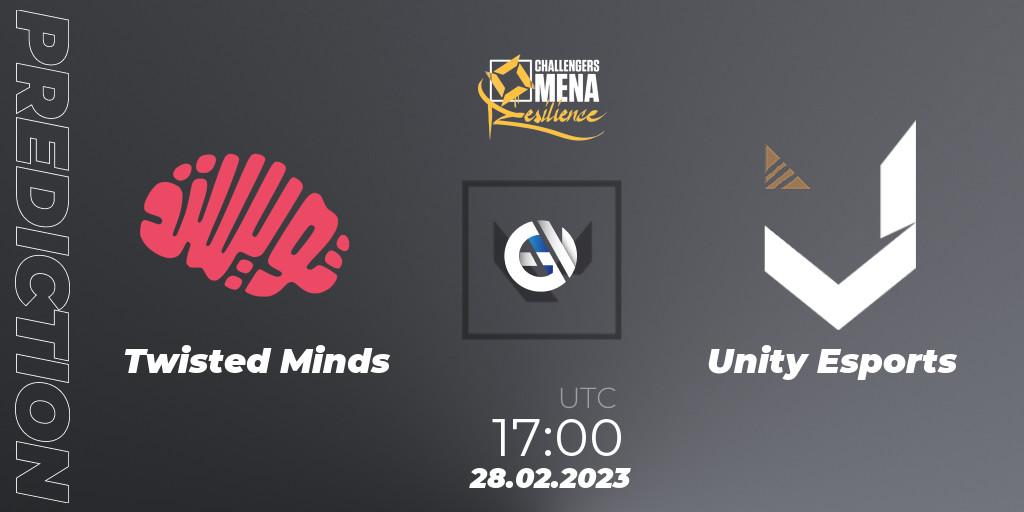 Twisted Minds - Unity Esports: Maç tahminleri. 28.02.2023 at 16:00, VALORANT, VALORANT Challengers 2023 MENA: Resilience Split 1 - GCC and Iraq