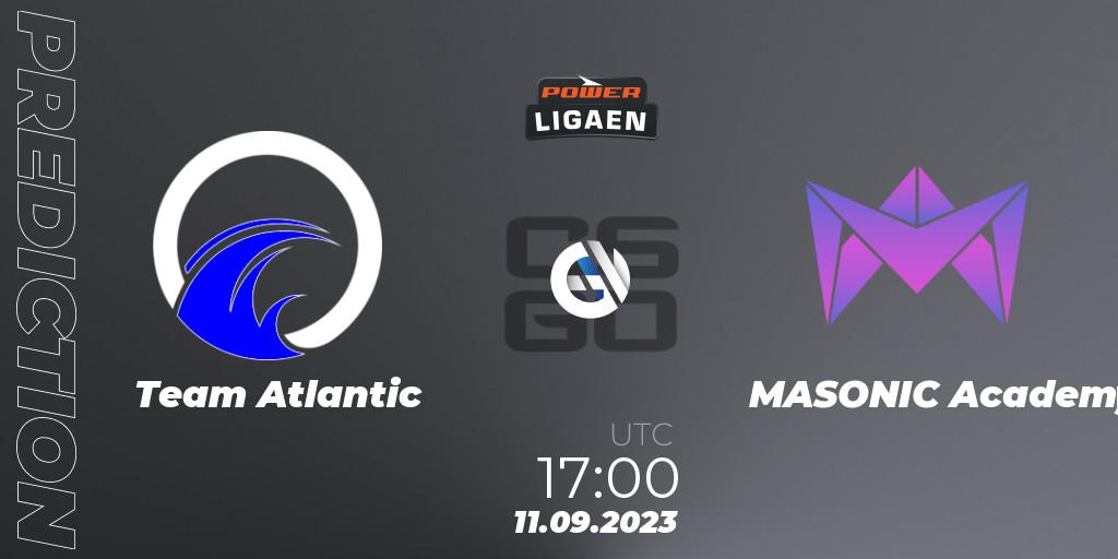 Team Atlantic - MASONIC Academy: Maç tahminleri. 11.09.2023 at 17:00, Counter-Strike (CS2), POWER Ligaen Season 24 Finals