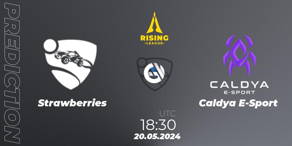 Strawberries - Caldya E-Sport: Maç tahminleri. 20.05.2024 at 18:30, Rocket League, Rising League 2024 — Split 1 — Main Event