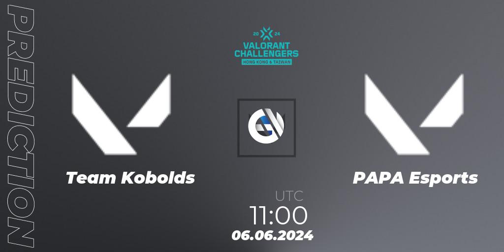 Team Kobolds - PAPA Esports: Maç tahminleri. 06.06.2024 at 11:00, VALORANT, VALORANT Challengers Hong Kong and Taiwan 2024: Split 2