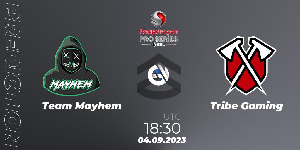 Team Mayhem - Tribe Gaming: Maç tahminleri. 04.09.2023 at 18:30, Call of Duty, Snapdragon Pro Series Season 3 North America