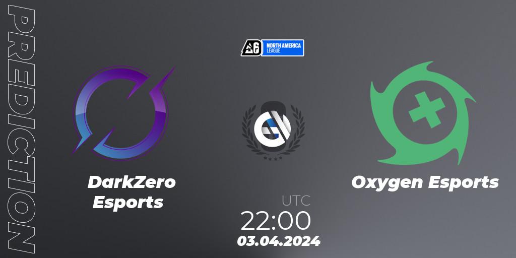 DarkZero Esports - Oxygen Esports: Maç tahminleri. 03.04.24, Rainbow Six, North America League 2024 - Stage 1